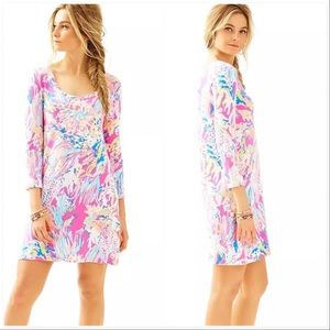 Lilly pulitzer nwot devon dress tiki pink sunken S
